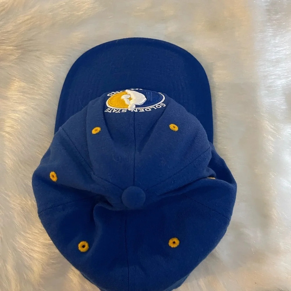 RARE NBA Logo x Golden State Warriors Flexfit Baseball Hat by Adidas, Size L/XL - Picture 3 of 9